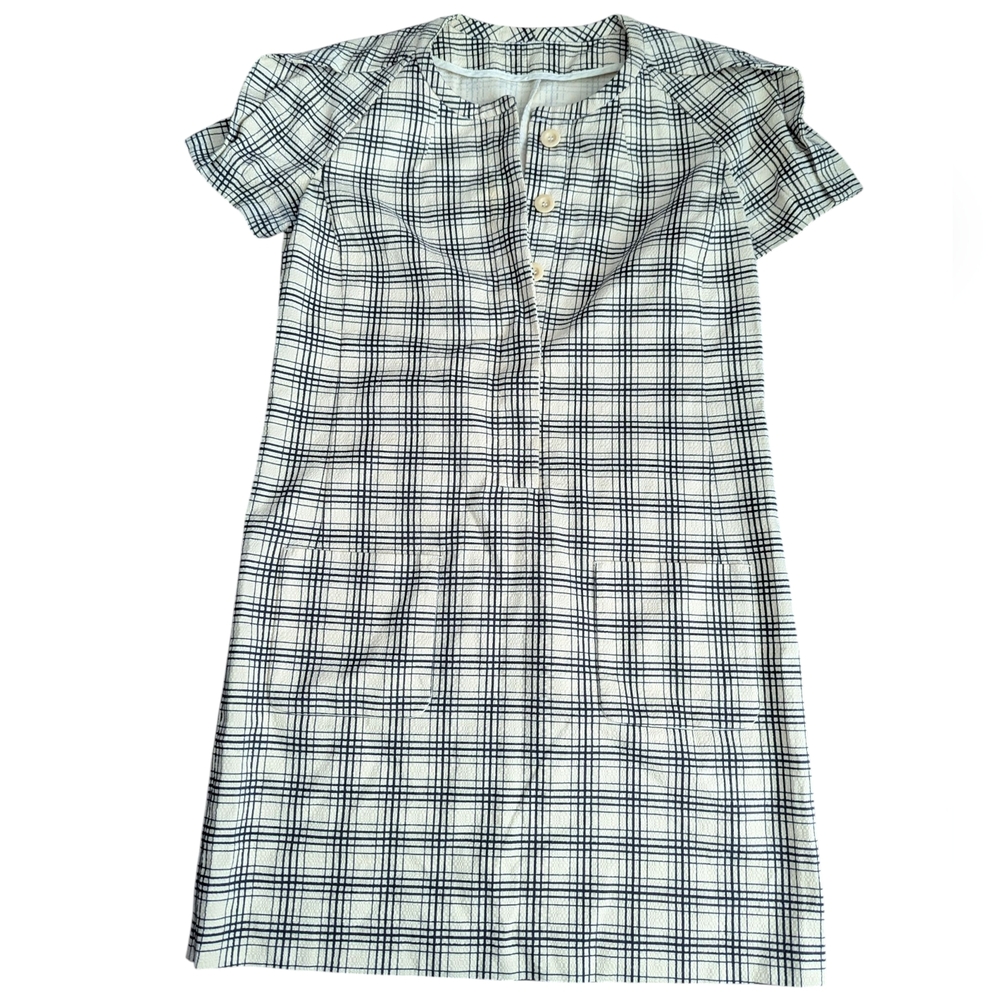 See By Chloe Beige Plaid Dress